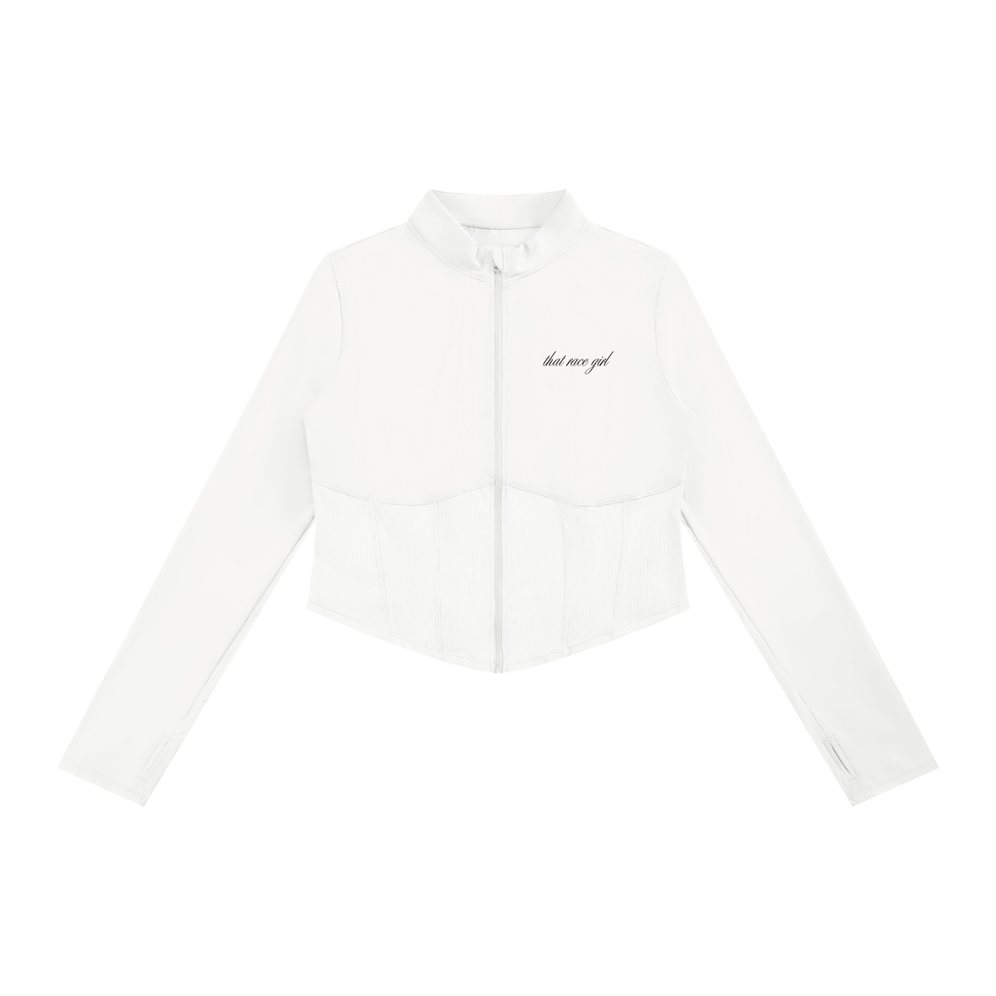 UNDER Investigation yoga jacket in white