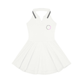 Monday to RACE tennis dress in white - front view - F1 women's dress
