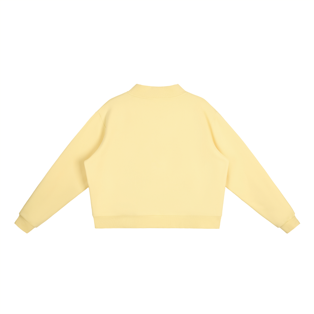 Monday to RACE mock-neck sweatshirt - detail view - F1 women's fashion
