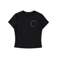 UNDER Investigation bodycon tee in black - front view - F1 women's fashion
