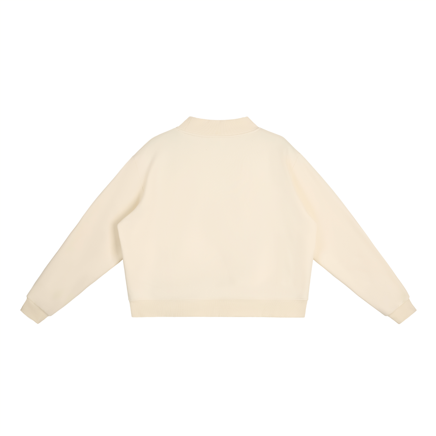 Monday to RACE mock-neck sweatshirt - back view - F1 women's fashion